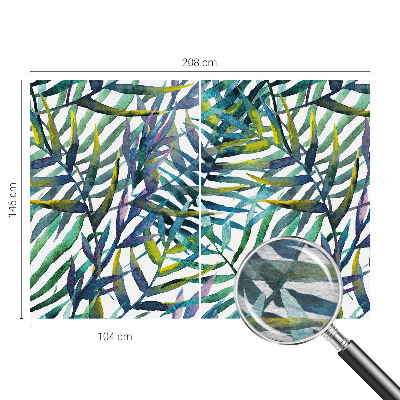 Vlies fotobehang op maat Exotische vegetatie