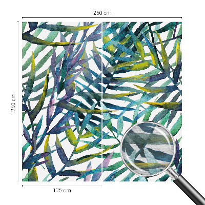 Vlies fotobehang op maat Exotische vegetatie