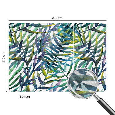 Vlies fotobehang op maat Exotische vegetatie