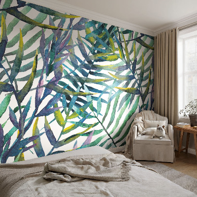 Vlies fotobehang op maat Exotische vegetatie