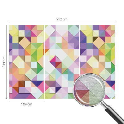 Fotobehang op maat Kleurrijke vormen