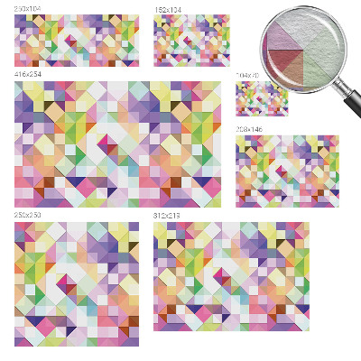 Fotobehang op maat Kleurrijke vormen