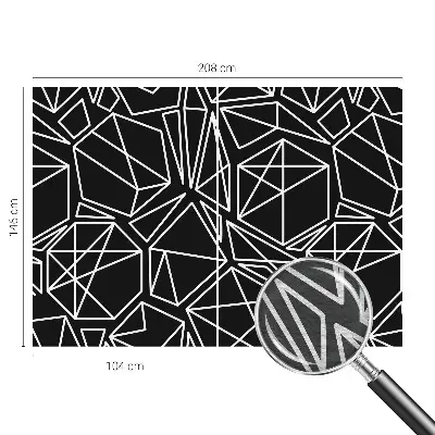 Fotobehang naadloos met een moderne abstracte print