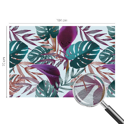 Fotobehang voor de slaapkamer Tropische compositie