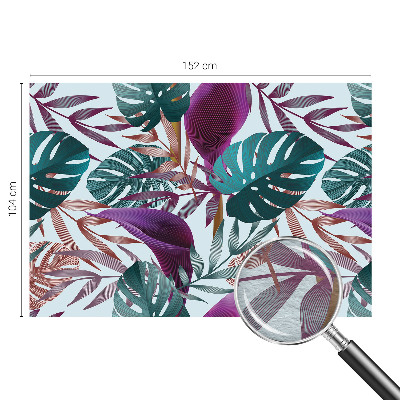 Fotobehang voor de slaapkamer Tropische compositie