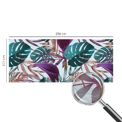 Fotobehang voor de slaapkamer Tropische compositie