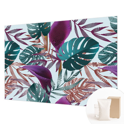 Fotobehang voor de slaapkamer Tropische compositie