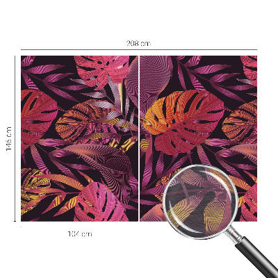 Fotobehang woonkamer Exotische bladeren