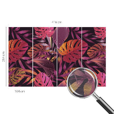 Fotobehang woonkamer Exotische bladeren