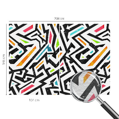 Fotobehang voor slaapkamer Abstracte mozaïek