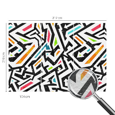 Fotobehang voor slaapkamer Abstracte mozaïek