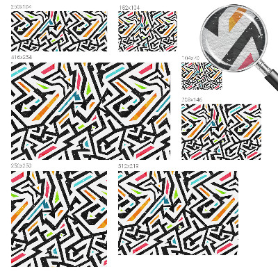 Fotobehang voor slaapkamer Abstracte mozaïek