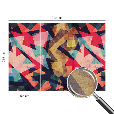 Premium fotobehang Kleurrijk patroon