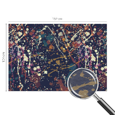 Luxe fotobehang met een kleurrijke abstracte print