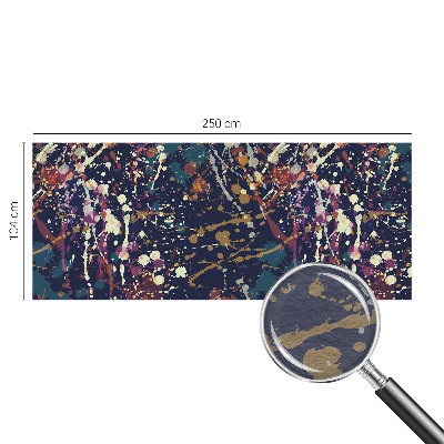 Luxe fotobehang met een kleurrijke abstracte print