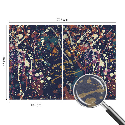 Luxe fotobehang met een kleurrijke abstracte print