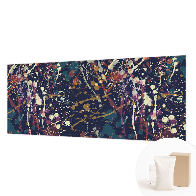 Luxe fotobehang met een kleurrijke abstracte print