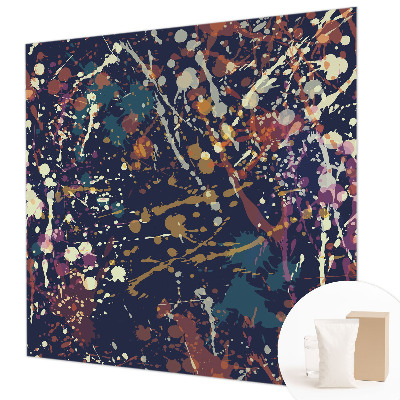 Luxe fotobehang met een kleurrijke abstracte print
