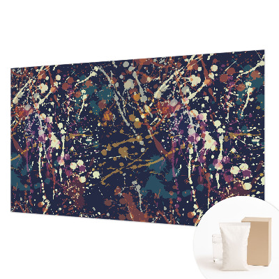 Luxe fotobehang met een kleurrijke abstracte print