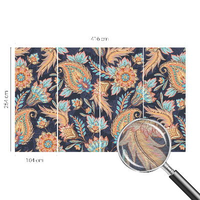 Hoogwaardig fotobehang Bloemenpatroon