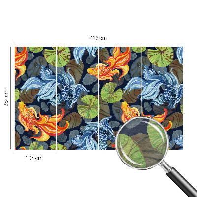 Kwalitatief fotobehang Vispatronen