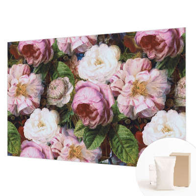 Vliesbehang fotobehang met bloemmotief voor een elegante uitstraling
