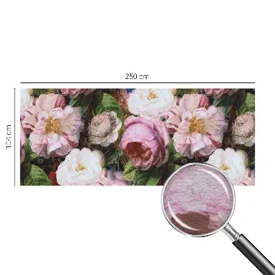 Vliesbehang fotobehang met bloemmotief voor een elegante uitstraling