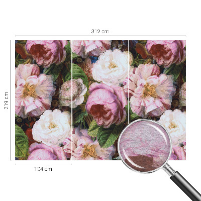 Vliesbehang fotobehang Bloemige elegantie