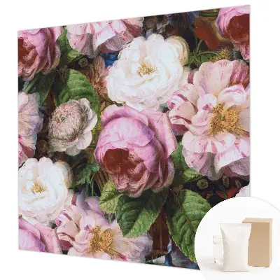 Vliesbehang fotobehang met bloemmotief voor een elegante uitstraling