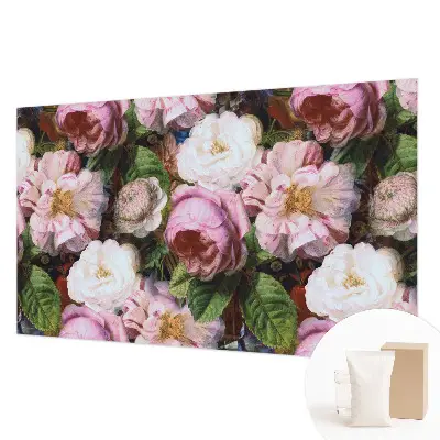 Vliesbehang fotobehang met bloemmotief voor een elegante uitstraling