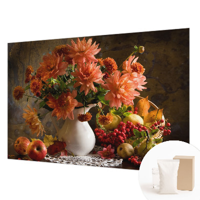 Fotobehang vlies met een herfstcompositie