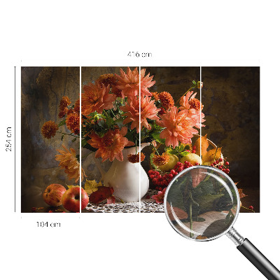 Fotobehang vlies met een herfstcompositie