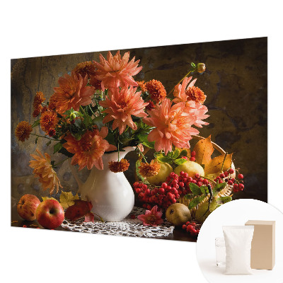 Fotobehang vlies met een herfstcompositie