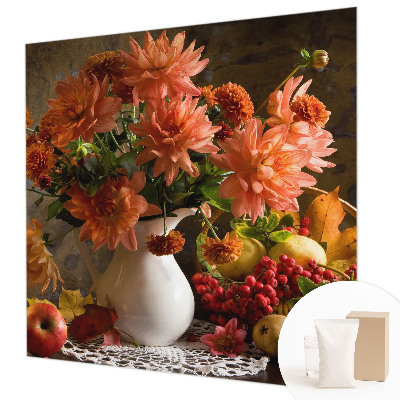 Fotobehang vlies met een herfstcompositie