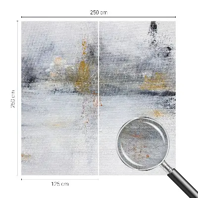 Vlies fotobehang op maat met een harmonieuze abstracte print