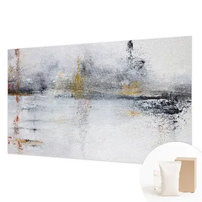 Vlies fotobehang op maat met een harmonieuze abstracte print