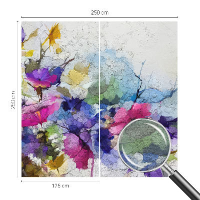 Fotobehang Abstracte bloemen