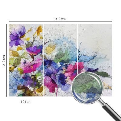Fotobehang Abstracte bloemen