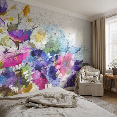 Fotobehang Abstracte bloemen
