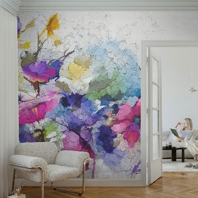 Fotobehang Abstracte bloemen