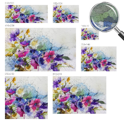 Fotobehang Abstracte bloemen