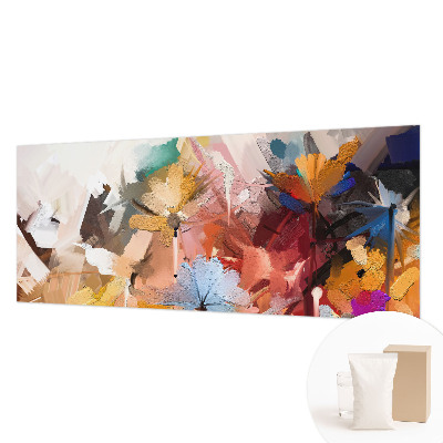Fotobehang op maat Abstracte bloemen