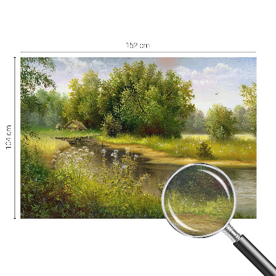 Behang met print Landelijk landschap