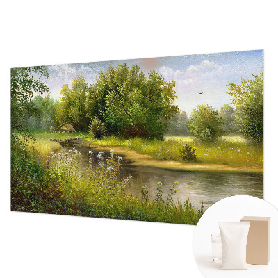 Behang met print Landelijk landschap