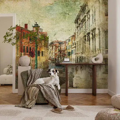 Foto behang op maat met een stedelijke impressie