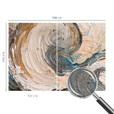 Naadloos fotobehang Kleurrijke wervelingen