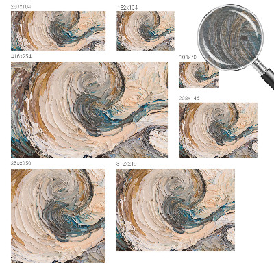 Naadloos fotobehang Kleurrijke wervelingen