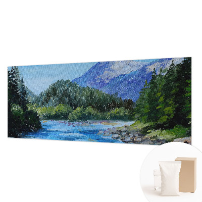 Fotobehang naadloos Berglandschap