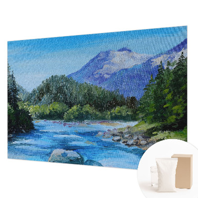 Fotobehang naadloos Berglandschap