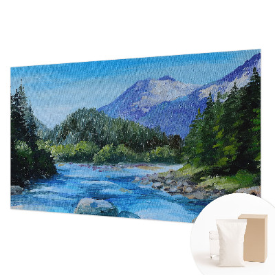 Fotobehang naadloos Berglandschap